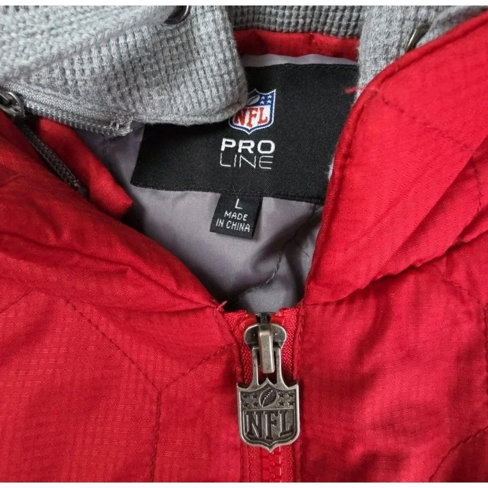 Vintage 90s Men's SF 49ers NFL Pro Line Jacket Red Sz L
